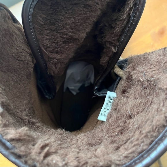 Vintage Puma Men's Brown Leather Fur Lined Moc
Toe Winter Snow Boots 10 - Picture 12 of 15